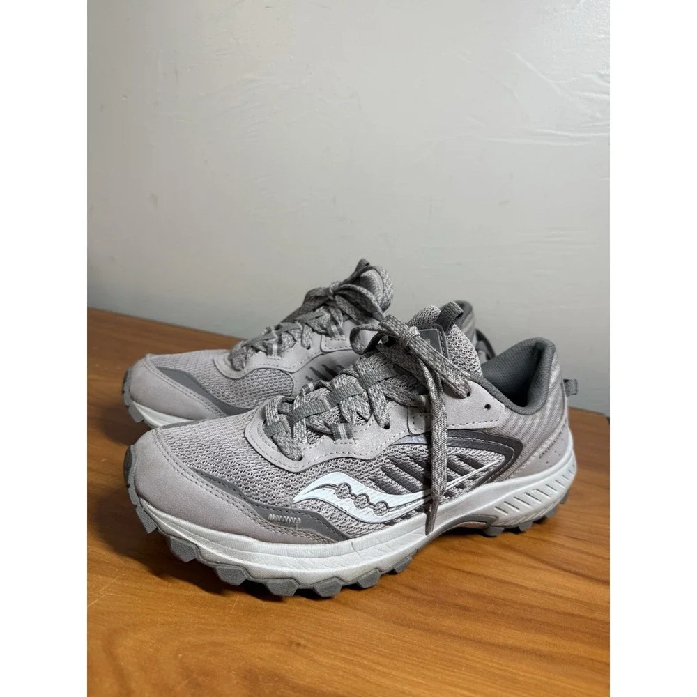 Saucony Trail Shoes Womens Gray Excursion TR 15 Running Sneakers Walk Hike 9.5M
